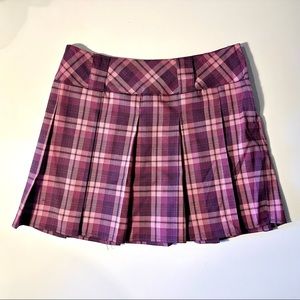 Wild Fable women’s pleated plaid skirt size M